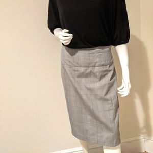 Patterned Midi Skirt